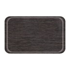Plateau rond en mélamine Roltex GN1/1 antidérapant 530x325mm wengé