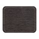 Plateau de service en mélamine Roltex Self antidérapant 46x36cm wengé