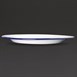 Assiette plate en acier émaillé Olympia 300mm lot de 6