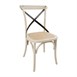 Chaises en chêne avec dossier croisé Bolero sable