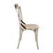 Chaises en chêne avec dossier croisé Bolero sable