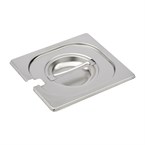 Couvercle inox avec encoche GN 1/6 Gastro M 