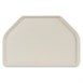 Plateau de service en polyester Roltex Trapèze 500x325mm beige