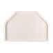 Plateau de service en polyester Roltex Trapèze GN 500x325mm gris 
