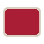 Plateau de service en polyester Roltex America 460 x 360mm rouge