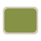 Plateau de service en polyester Roltex America 460 x 360mm vert
