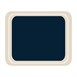 Plateau de service en polyester Roltex Cafétéria 325 x 265mm bleu