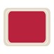 Plateau de service en polyester Roltex Cafétéria 420x320mm rouge