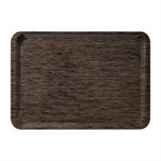 Plateau de service en mélamine Roltex Euronorme 530x370mm wengé