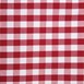 Serviettes à carreaux rouges en polyester Mitre Comfort Gingham 