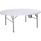 Table ronde pliante par le centre Bolero 1,8m