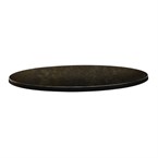 Plateau de table rond Topalit Classic Line cyprus métal
