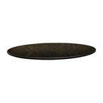 Plateau de table rond Topalit Smartline cyprus metal