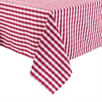 Nappes rouges et blanches Mitre Comfort Gingham 