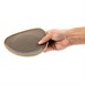 Assiettes triangulaires Olympia Kiln grises 165mm (lot de 6)