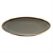 Assiettes plates rondes Olympia Kiln grises 280mm