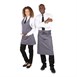 Tablier serveur col en V Whites gris anthracite