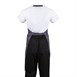 Tablier serveur col en V Whites gris anthracite