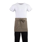 Tablier serveur court Whites marron clair