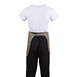 Tablier serveur court Whites marron clair