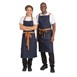 Tablier serveur bleu denim Southside 700x1000mm