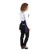 Tablier serveur col en V Whites bleu marine