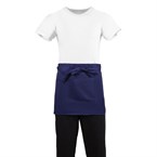 Tablier serveur court Whites bleu marine