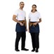 Tablier serveur Southside denim bleu et ceinture ocre