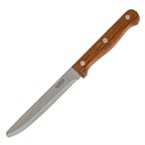 Couteaux à steak arrondis Olympia bois (x12)