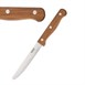 Couteaux à steak arrondis Olympia bois (x12)