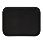 Plateau rectangulaire antidérapant en fibre de verre Camtread Cambro noir 45,7 cm