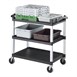 Grand chariot utilitaire noir Cambro