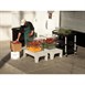 Grand chariot utilitaire noir Cambro