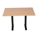 Plateau de table rectangulaire pré percé Bolero coloris hêtre