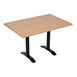 Plateau de table rectangulaire pré percé Bolero coloris hêtre