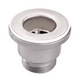 Crépine de vidange en laiton chromé avec joint et écrou de fixation Gastro M 38mm