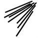 Pailles agitateurs en papier compostables Fiesta Compostable noires