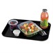 Plateau en polypropylène Fast Food Cambro noir 410 mm