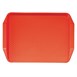 Plateau rectangulaire avec poignées en polypropylène Fast Food Cambro rouge 43 cm