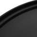 Plateau de service ovale fibre de verre antidérapant Camtread Cambro noir 60 cm