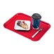 Plateau en polypropylène Fast Food Cambro rouge 410 mm