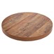 Plateau de table rond Bolero 60 cm effet bois vieilli