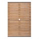 Table rectangulaire en acier et acacia Bolero 120 cm