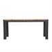 Bancs en acier et acacia Bolero 100 cm (lot de 2)