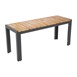Bancs en acier et acacia Bolero 100 cm (lot de 2)