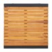 Mange-debout carré en acier et acacia Bolero 60 cm