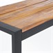 Bancs industriels en acier et acacia Bolero 160 cm (lot de 2)