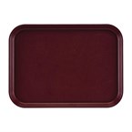 Plateau antidérapant rectangulaire en fibre de verre Cambro EpicTread bordeaux 415 mm