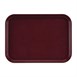 Plateau antidérapant rectangulaire en fibre de verre Cambro EpicTread bordeaux 415 mm