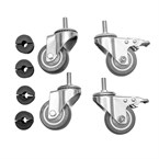 Roulettes pour tables inox Vogue (lot de 4)